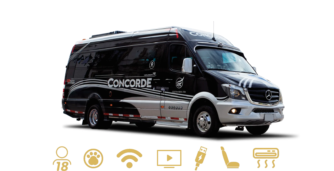 Van Concorde de 18 pasajeros